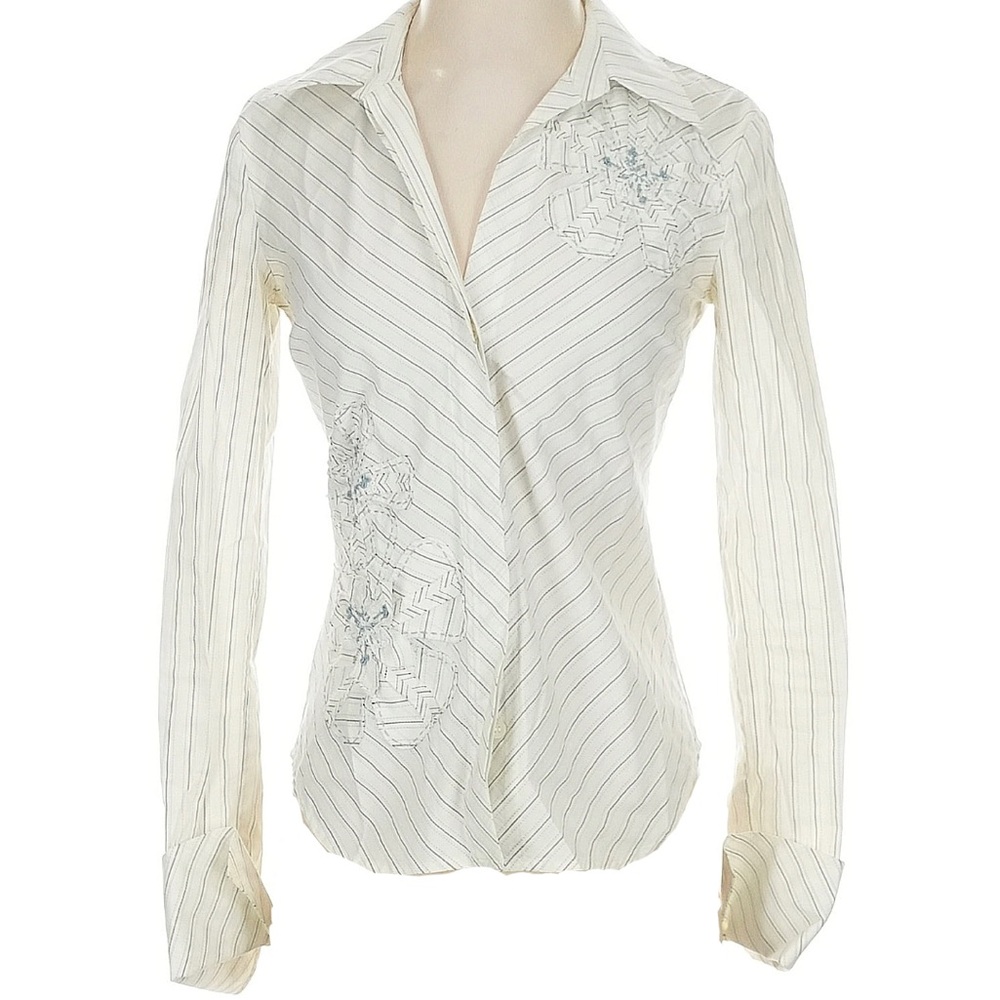ISO IN SEARCH OF: bcbgmaxazria pinstripe top